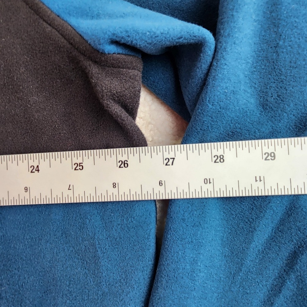 The North Face TKA Glacier Hoodie Men XXL Blue Black Gorpcore Outdoor Fleece‎ - Picture 7 of 13